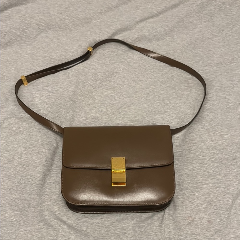 Brown Leather Crossbody Bag